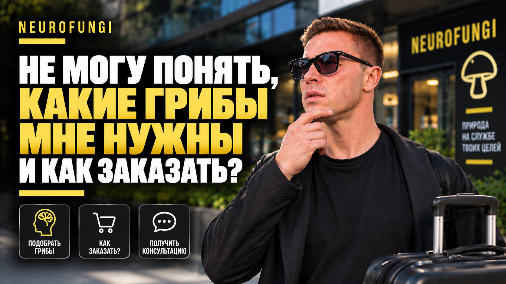 Не помогу понять какие грибы мне нужны и как заказать.